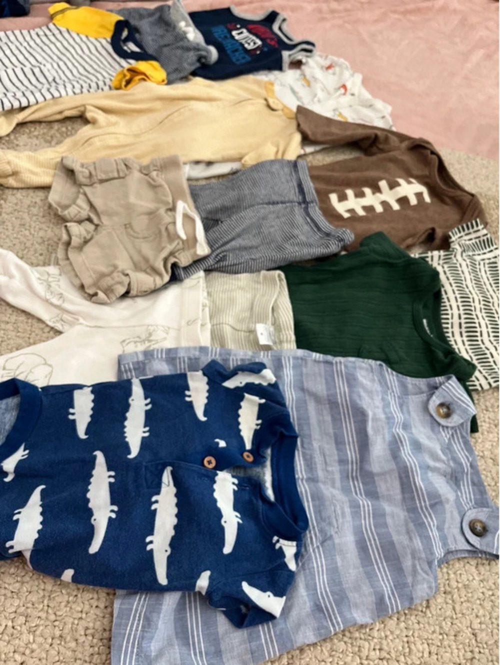 Bundle baby boy 3M clothes pants shorts tops